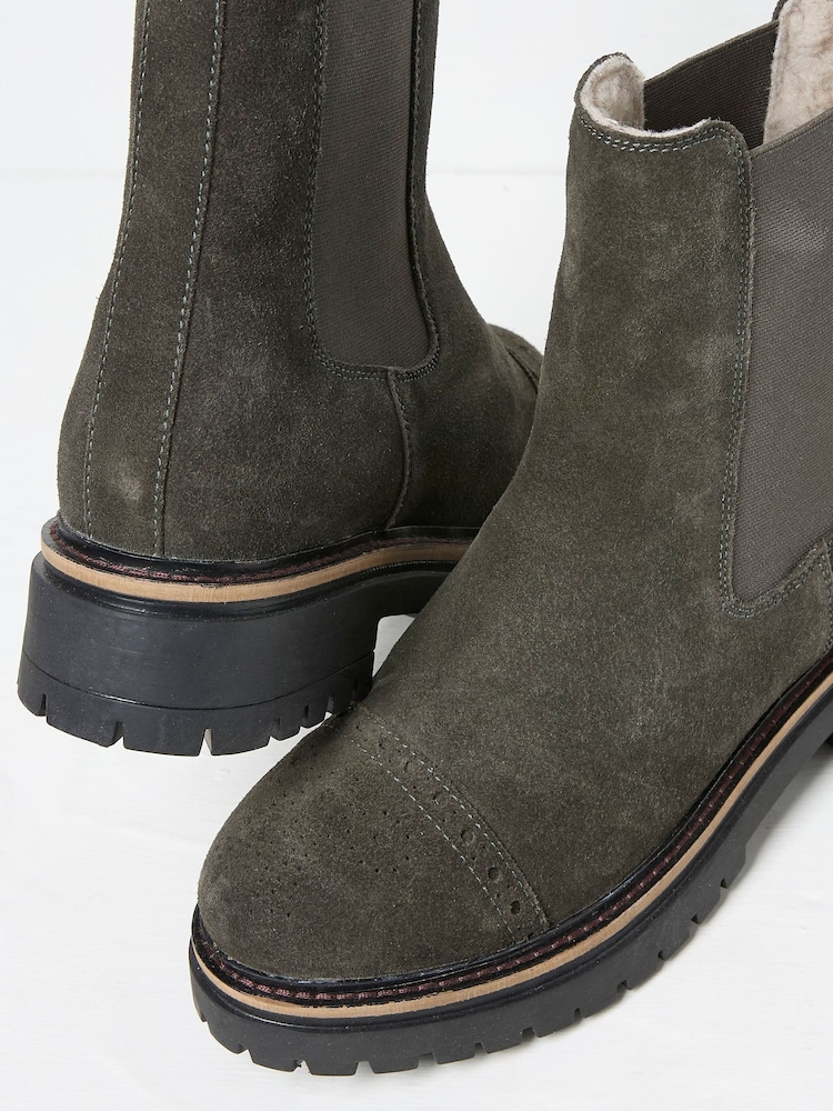 FatFace Essie Grey Chelsea Boots - Image 2 of 3