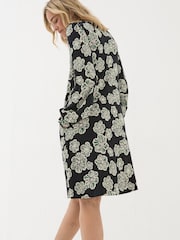 FatFace Black Floral Jersey Dress - Image 2 of 5