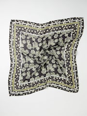 FatFace Black Floral Hair Scarf - Image 2 of 2