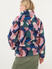 FatFace Black Abstract Printed Fleece - Image 3 of 7