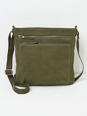 FatFace Allie Green Crossbody Bag - Image 1 of 2