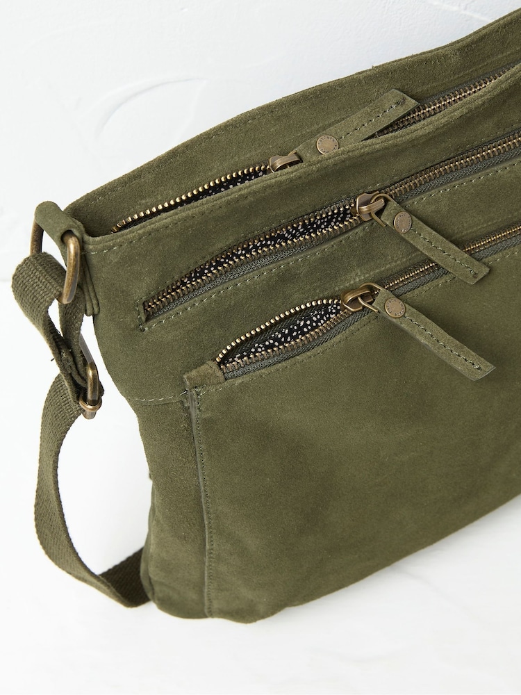 FatFace Allie Green Crossbody Bag - Image 2 of 2