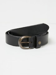 FatFace Black Leather Jean Belt - Image 1 of 2