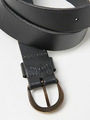 FatFace Black Leather Jean Belt - Image 2 of 2