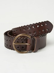 FatFace Brown Scalloped Jean Belt - Image 1 of 2