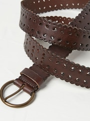 FatFace Brown Scalloped Jean Belt - Image 2 of 2