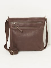 FatFace Allie Brown Crossbody Bag - Image 1 of 4