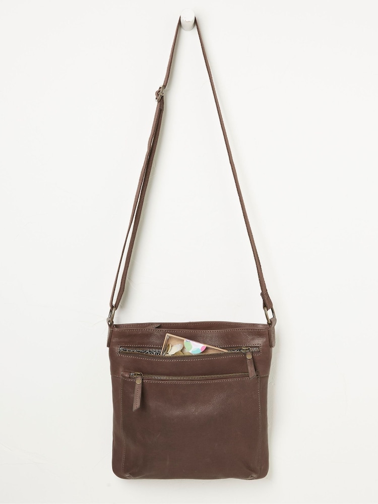 FatFace Allie Brown Crossbody Bag - Image 2 of 4