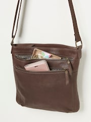 FatFace Allie Brown Crossbody Bag - Image 3 of 4