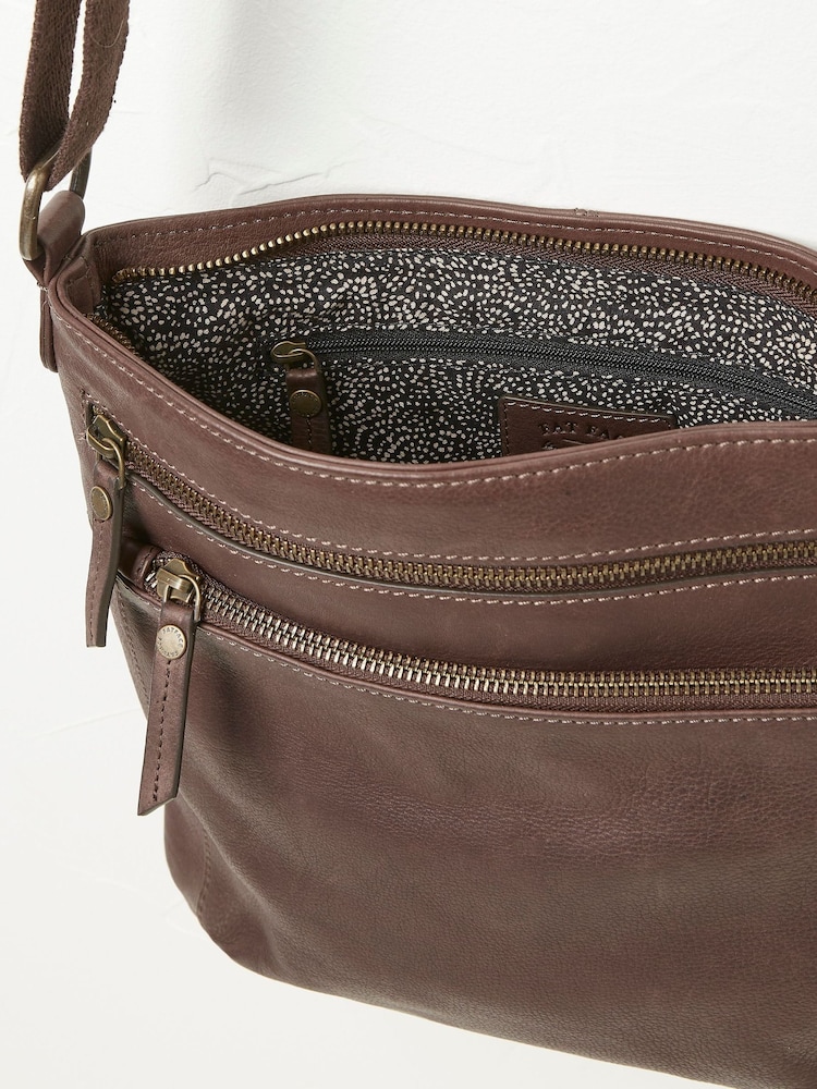 FatFace Allie Brown Crossbody Bag - Image 4 of 4