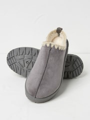FatFace Lyra Grey Snug Mule Slippers - Image 2 of 2