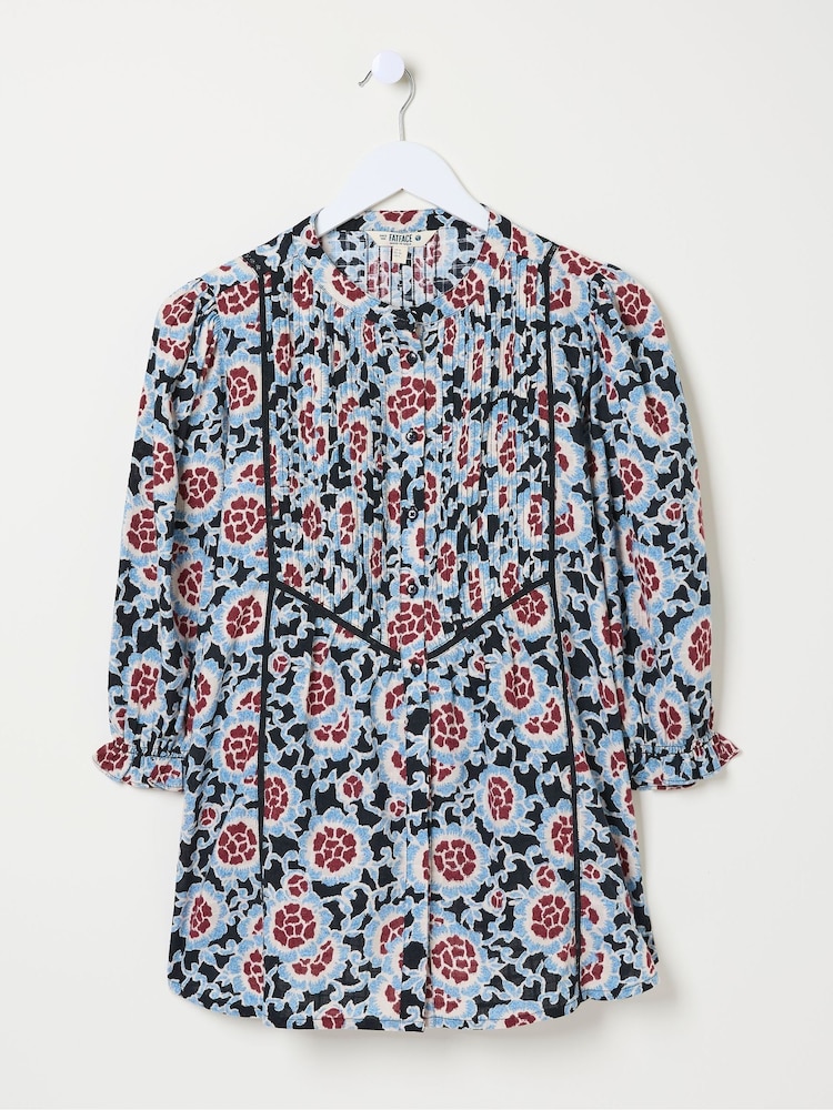 FatFace Elody Black Wild Floral Blouse - Image 5 of 5