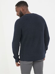 FatFace Calder Navy Cardigan - Image 2 of 4