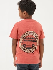 FatFace VW Orange Graphic T-Shirt - Image 2 of 6
