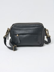 FatFace Braeburn Black Crossbody Bag - Image 1 of 3