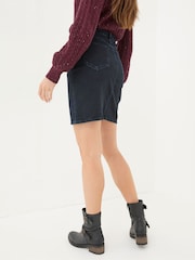 FatFace Hattie Dark Blue Denim Skirt - Image 2 of 6