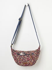 FatFace Gia Purple Canvas Sling Bag - Image 2 of 2