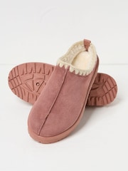 FatFace Lyra Pink Mule Slippers - Image 2 of 3