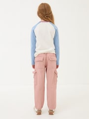 FatFace Hattie Pink Tapered Cargo Trousers - Image 2 of 4