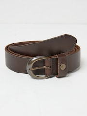 FatFace Brown Leather Jean Belt - Image 1 of 2