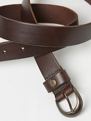 FatFace Brown Leather Jean Belt - Image 2 of 2