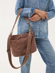 FatFace Valletta Brown Shoulder Bag - Image 4 of 4