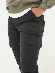 FatFace Hythe Black Cargo Trousers - Image 4 of 6
