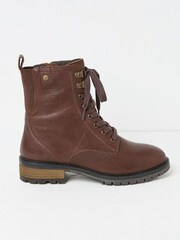 FatFace Margot Brown Lace-Up Boots - Image 1 of 3