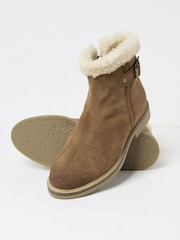 FatFace Maggie Brown Suede Boots - Image 2 of 3