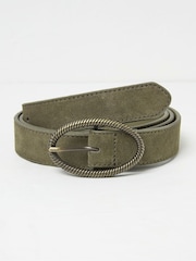 FatFace Buckle Green Interest Belt - Image 1 of 2