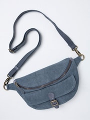 FatFace Blue Canvas Belt Bag - Image 2 of 3