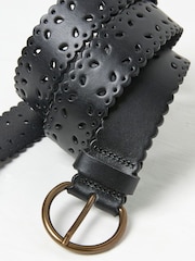 FatFace Black Scalloped Jean Belt - Image 2 of 2