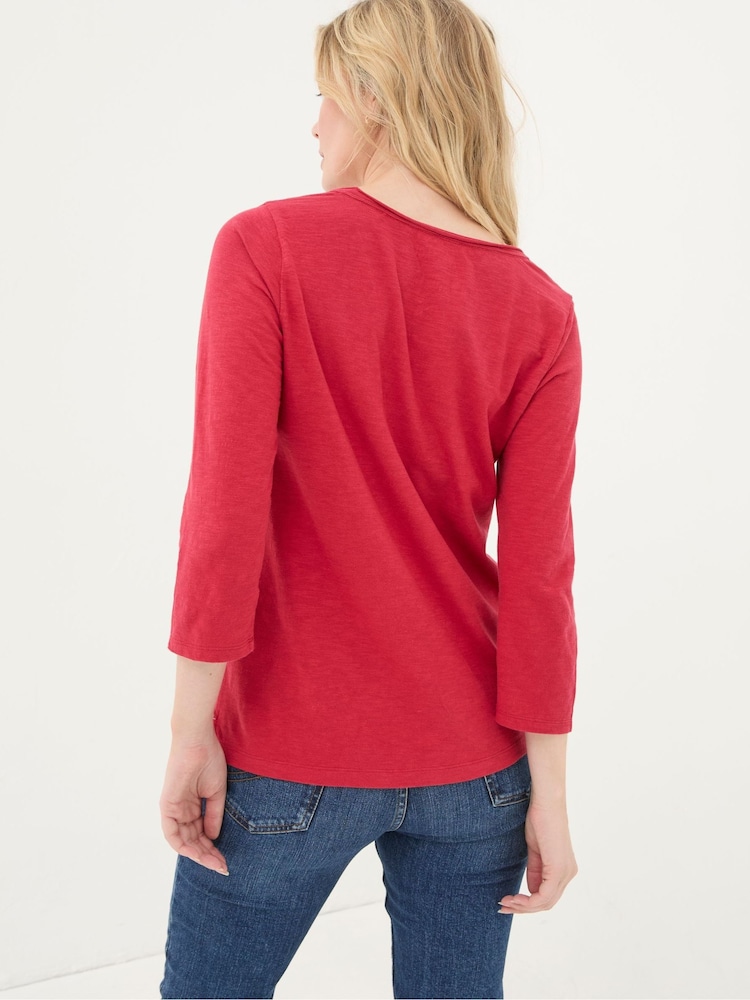 FatFace Red Porter T-Shirt - Image 2 of 5 FatFace Red Porter T-Shirt - Image 2 of 5