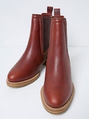 FatFace Orla Red Chelsea Boots - Image 2 of 3