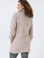 FatFace Sutton Natural Half Zip Sweatshirt - Image 2 of 6