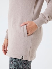 FatFace Sutton Natural Half Zip Sweatshirt - Image 3 of 6