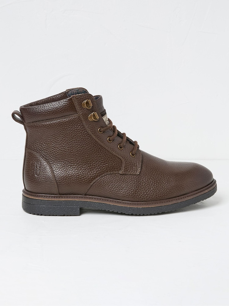 FatFace Chesham Brown Ankle Boots - Image 1 of 3