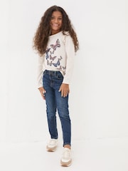 FatFace Dark Wash Denim Jeggings - Image 1 of 5