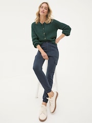 FatFace Hythe Blue Cargo Trousers - Image 1 of 5