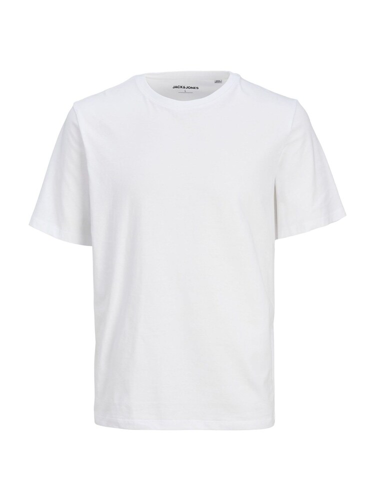 JACK & JONES White Short Sleeve 100% Cotton Pyjamas Set - Image 2 of 3