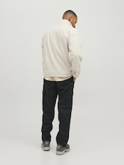 JACK & JONES Black Wide Tapered Cargo Trousers - Image 2 of 5