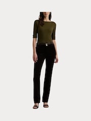 Lauren Ralph Lauren Cotton-Blend Boatneck Top - Image 7 of 7