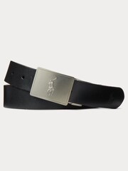 Polo Ralph Lauren Black Interchangeable Buckle Leather Belt Gift Set - Image 1 of 5