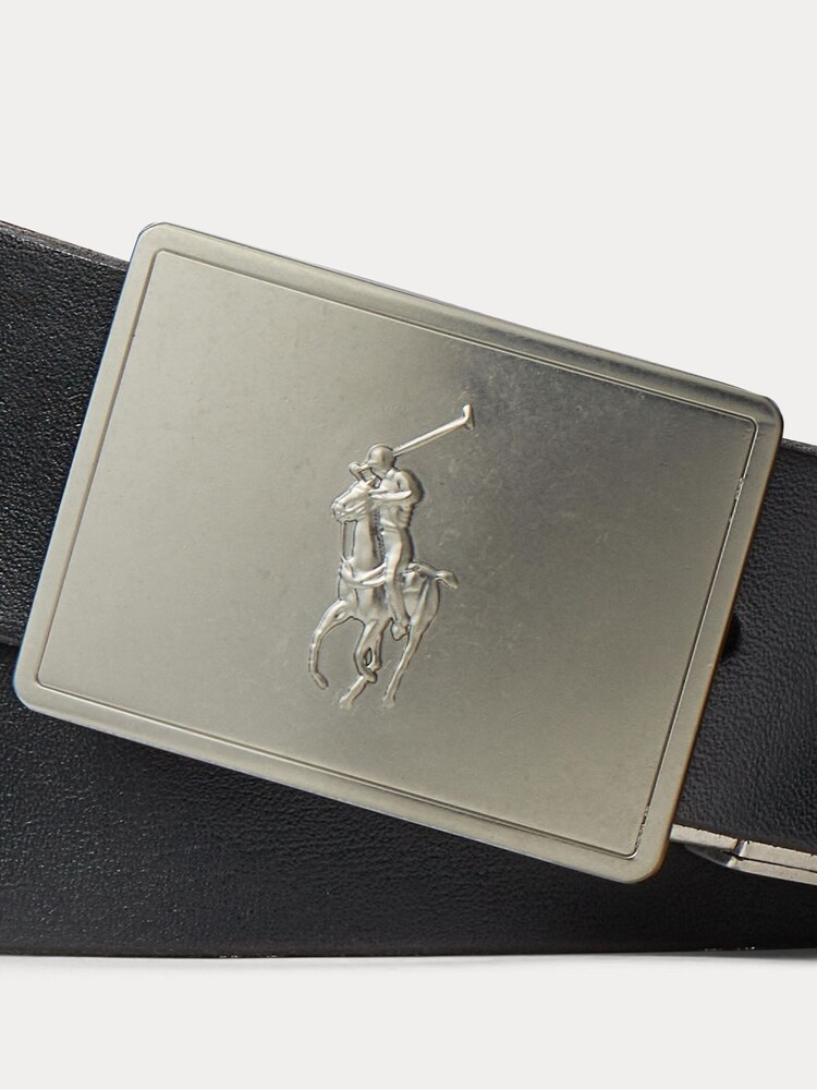Polo Ralph Lauren Black Interchangeable Buckle Leather Belt Gift Set - Image 2 of 5