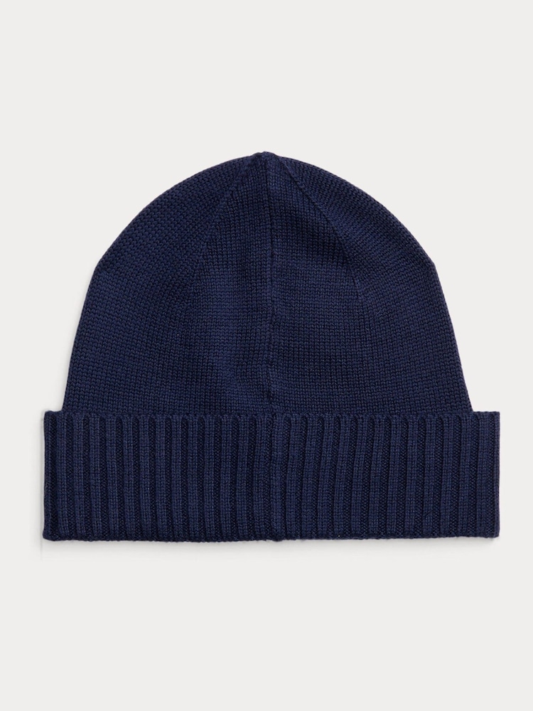 Polo Ralph Lauren Signature Pony Wool Beanie Hat - Image 2 of 2