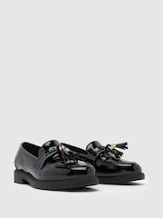 Schuh Lohan Patent Tassel Black Loafers - Image 2 of 4