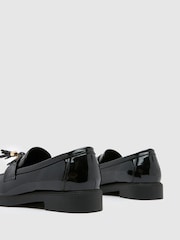 Schuh Lohan Patent Tassel Black Loafers - Image 4 of 4