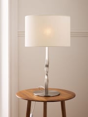 Jasper Conran London Chrome Twist Table Lamp - Image 1 of 4