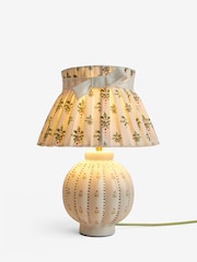 Cath Kidston Cream/Green Ceramic Orb Table Lamp - Image 5 of 5