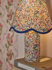 Cath Kidston Blue Mini Scallop Table Lamp - Image 3 of 5